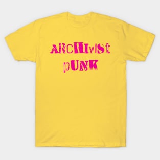 Archivist Punk Magenta T-Shirt